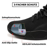 Sicherheitschutz Männer der Arbeit Sicherheits Schuhe Atmungsaktiv Leichte Sommer männer Sport Schuhe