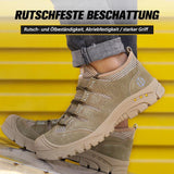 Sicherheitschutz Herren Anti-Smashing Anti-Piercing Big Toe Cap Sicherheitsschuhe Freizeitschutzschuhe