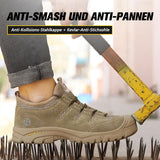 Sicherheitschutz Herren Anti-Smashing Anti-Piercing Big Toe Cap Sicherheitsschuhe Freizeitschutzschuhe